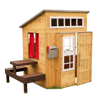 Casuta de joaca din lemn pentru copii in gradina - Modern Playhouse Kidkraft